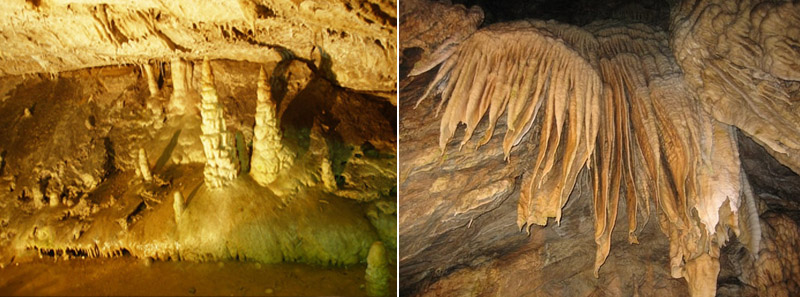 Ягодинская пещера - фото карстовых образований